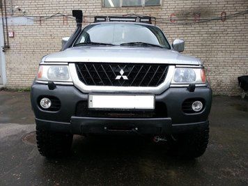 Площадка для лебедки в штатный бампер Mitsubishi Pajero Sport 1 (1999 - 2008) MPS1 фото