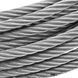 Стальной трос для лебедки 9,5мм х 28 метров с роликами и крюком steel9.5x28 фото 3