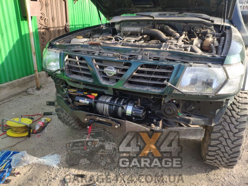 Вологозахищена лебідка 12В для авто 4х4 Runva EWB 12500lbs (Синтетичний трос, Ручний розпуск) EWB12500SSR фото