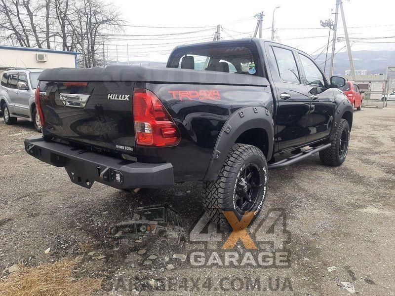 Пластикові фендера для Toyota Hilux 2020+ (розширювачі арок / ABS пластик) FF-THR20B фото