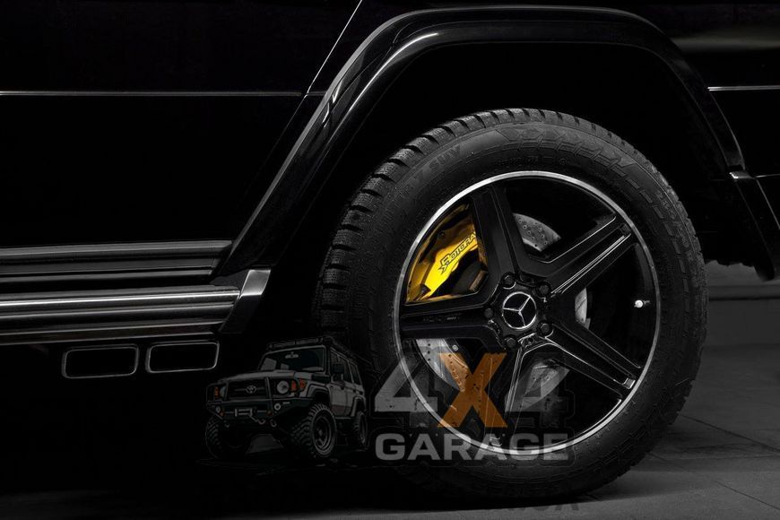 Посилена задня гальмівна система ROTORA для Mercedes-Benz G-CLASS W464 (4-х поршнева, червоні супорта) RFK647.01AS фото