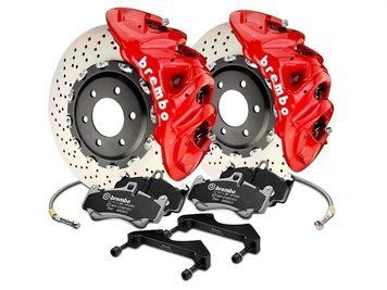 Усиленная передняя тормозная система BREMBO GT для Mercedes-Benz G500 / G55 AMG /G550 (2002-2018 / 365x34 мм) 1G18501A2 фото
