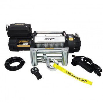 Лебідка для позашляховика 12 вольт KangarooWinch 12500 Extreme (Сталевий трос / 6670 кг) K12500XT фото