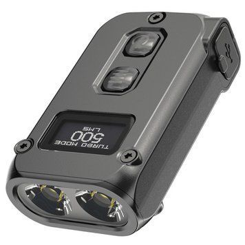 Фонарь наключный Nitecore TINI 2 (2xOSRAM P8, 500 люмен, 5 режимов, USB Type-C), серый 6-1432_2_grey фото
