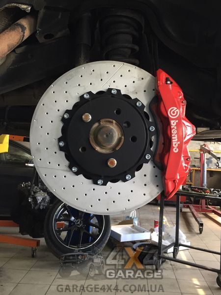 Посилена передня гальмівна система BREMBO GT для Mercedes-Benz G500 / G55 AMG /G550 (2002-2018 / 365x34 мм) 1G18501A2 фото
