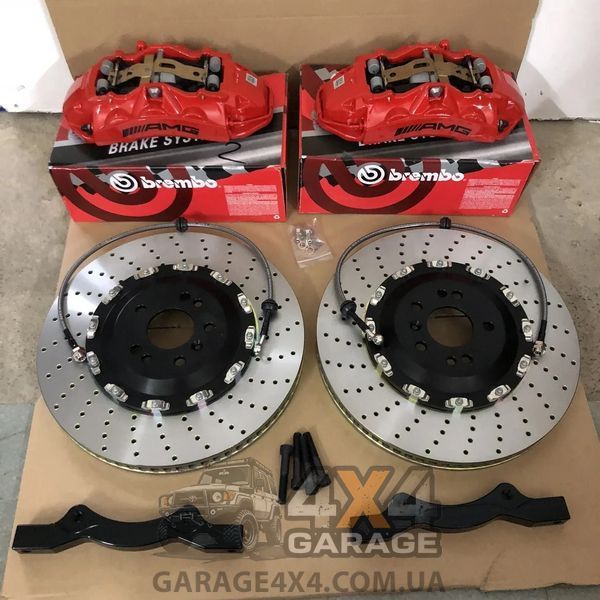 Посилена передня гальмівна система BREMBO GT для Mercedes-Benz G500 / G55 AMG /G550 (2002-2018 / 365x34 мм) 1G18501A2 фото