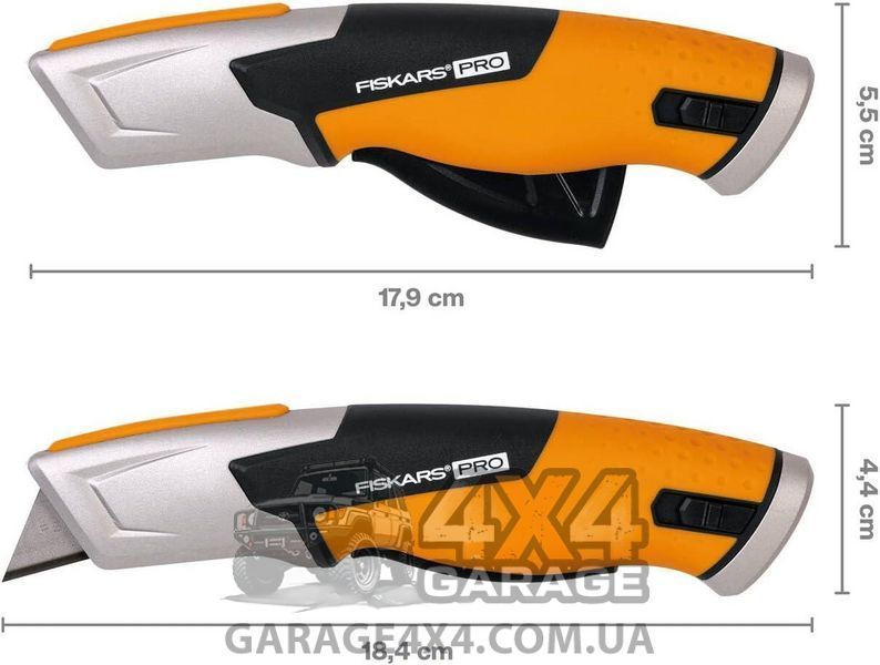 Компактный строительный нож Fiskars CarbonMax (1062938) 1062938 фото