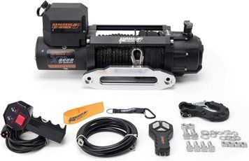 Швидкісна автомобільна лебідка Kangaroowinch K9000XP (12В, Синтетичний трос) K9000XP-SR фото
