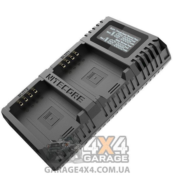 Зарядний пристрій Nitecore FX2 PRO для акумуляторів Fujifilm (NP-T125) 1984648970 фото