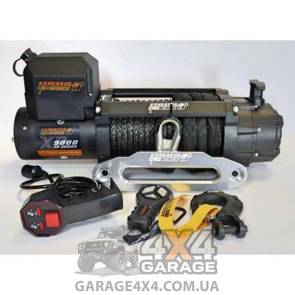 Скоростная автомобильная лебедка Kangaroowinch K9000XP (12в, Синтетический трос) K9000XP-SR фото