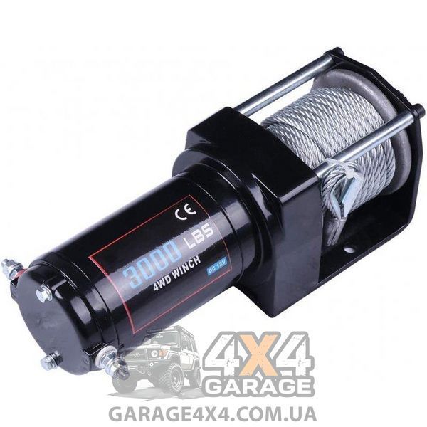 Лебедка для квадроцикла Electric Winch 3000lbs (Стальной трос / 12В) EW3000 фото