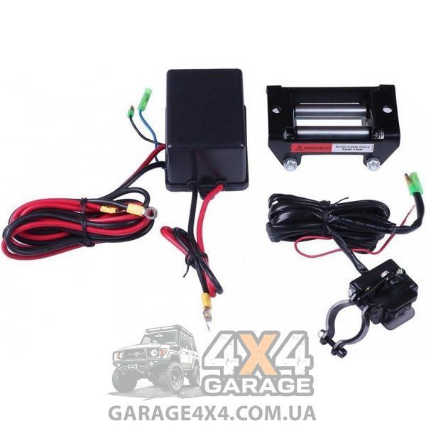 Лебедка для квадроцикла Electric Winch 3000lbs (Стальной трос / 12В) EW3000 фото