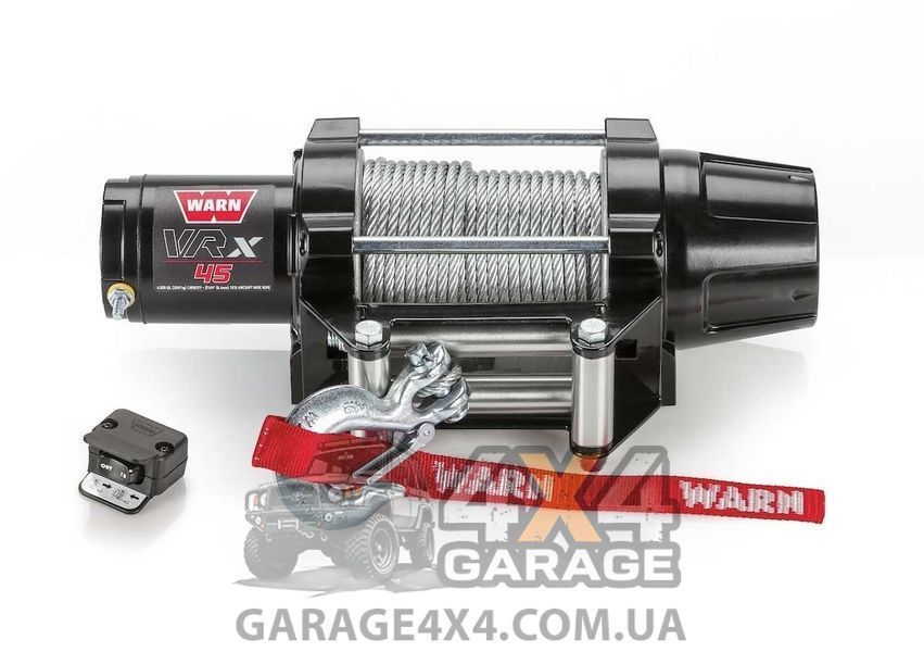 Електрична лебідка для ATV WARN VRX 45 (12 Вольт / 2041 кг) 101045 фото