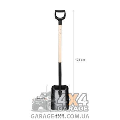 Совковая лопата с деревянной ручкой Fiskars Solid 1066723 (123 см) 1066723 фото