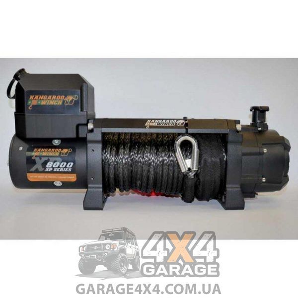 Скоростная автомобильная лебедка Kangaroowinch K8000XP (12В, Синтетический трос) K8000XP-SR фото