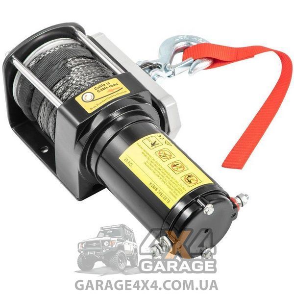 Лебедка для квадроцикла Electric Winch 3000lbs (Синтетический трос / 12В) EW3000S фото