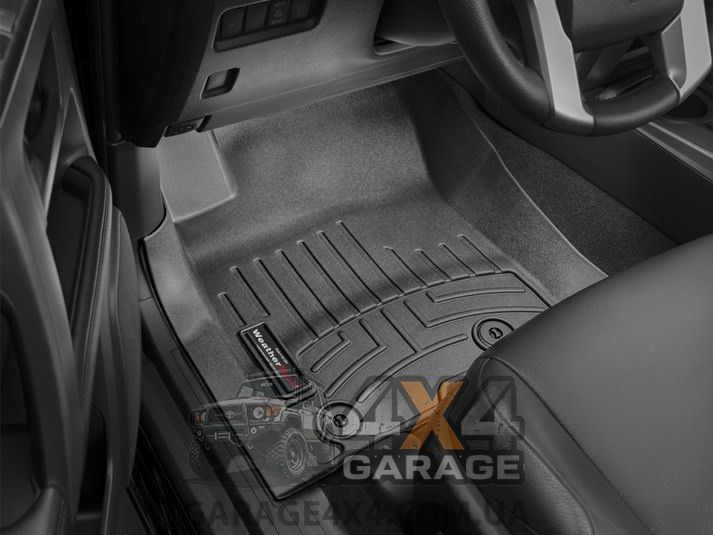 Передні гумові килими WeatherTech у салон Toyota Land Cruiser Prado 150 14+ (Чорні) 444931 фото