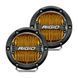 Круглые светодиодные фары желтого цвета RIGID 360 Series SAE (4 дюйма, пара) 36111 фото 2