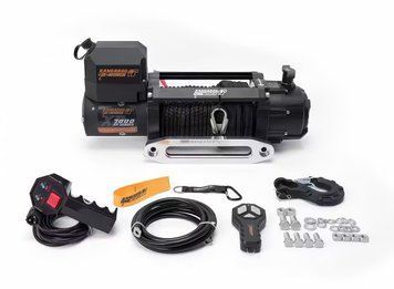 Швидкісна автомобільна лебідка Kangaroowinch K7000XP (12В, Синтетичний трос) K7000XP-SR фото