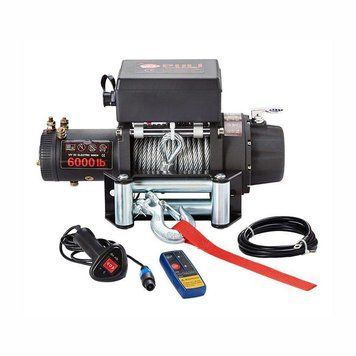 Лебідка для позашляховика Electric Winch 6000lbs (Сталевий трос / 12В) EW6000 фото