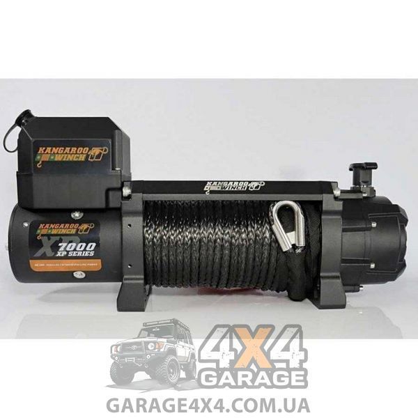 Скоростная автомобильная лебедка Kangaroowinch K7000XP (12В, Синтетический трос) K7000XP-SR фото