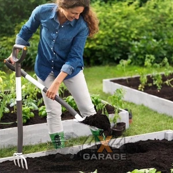 Легкая штыковая лопата Fiskars White 131513 (105 см) 1019605 фото