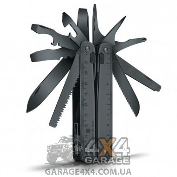 Нож складной, мультитул Victorinox Swisstool BS (115мм, 29 функций), черный, с кож.чехлом 3.0323.3CN 1870747866 фото