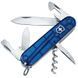 Ніж складаний, мультитул Victorinox Spartan (91 мм, 12 функцій), синій прозр. 1.3603.Т2 1870744664 фото 1