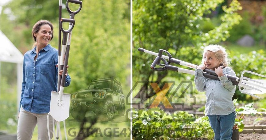 Легкая штыковая лопата Fiskars White 131513 (105 см) 1019605 фото