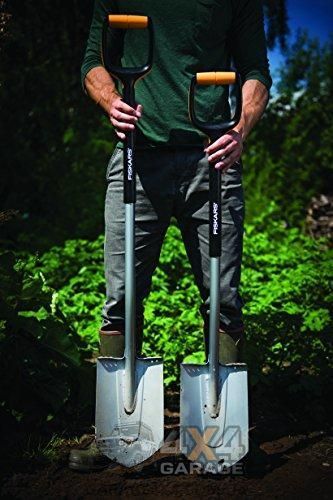 Качественная садовая лопата Fiskars Xact 131482 (108 см) 1003684 фото