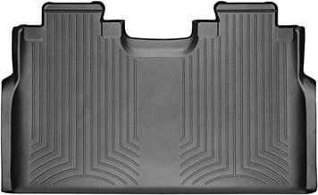 Брудозахисні гумові килимки WeatherTech до салону Ford F-150 15+ (Задні / Чорні) 446972 фото