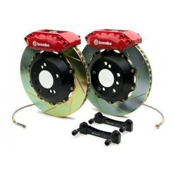 Усиленная передняя тормозная система BREMBO GT для Toyota Land Cruiser 200 (красный суппорт) 1N2.9535A2 фото