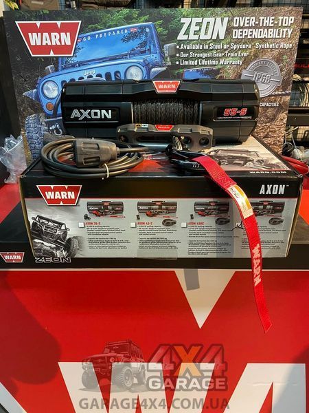 Компактна автомобільна лебідка WARN AXON 55-s для Suzuki Jimny 101150 фото