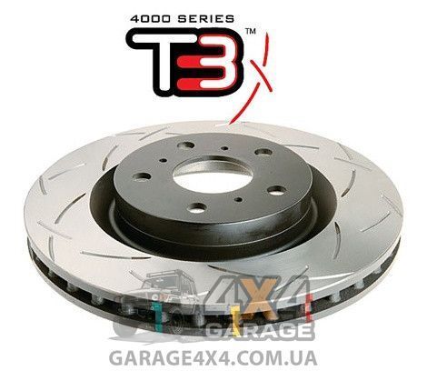 Усиленный передний тормозной диск DBA 4000 Series T3 Slot для Jeep Grand Cherokee WK2 SRT8 14+ DBA42632S фото