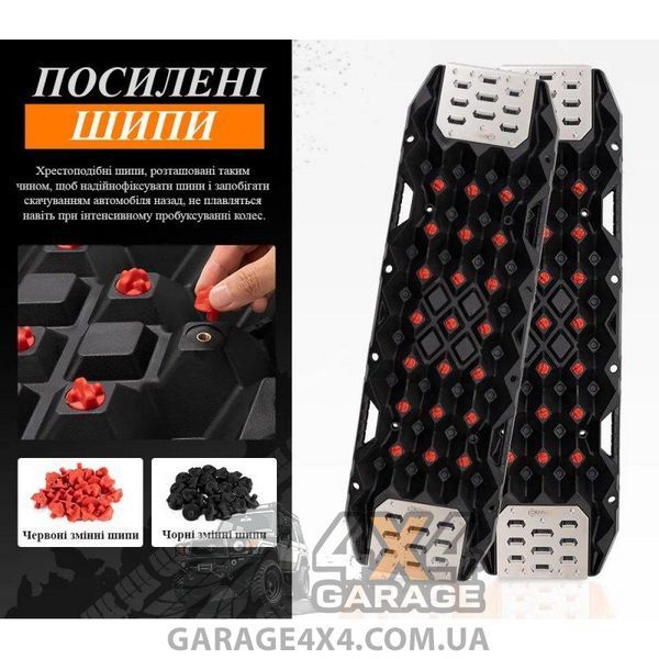 Посилені сенд-траки Bunker (Чорні) BK-RTK11-BLK-FRD фото
