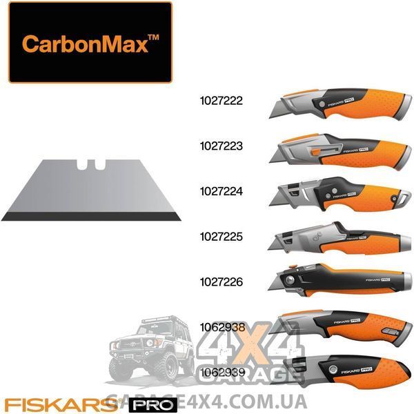 Сменные лезвия Fiskars Pro CarbonMax 1027229 (Комплект 5 шт) 1027229 фото