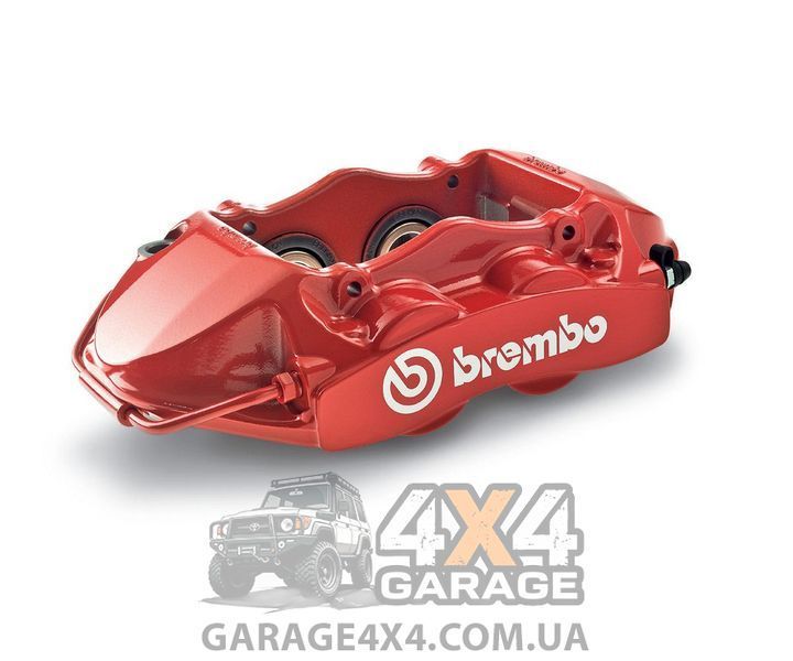 Посилена передня гальмівна система BREMBO GT для Toyota Land Cruiser 200 (червоний супорт) 1N2.9535A2 фото