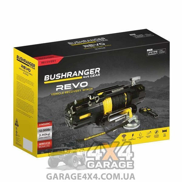 Лебідка електрична BUSHRANGER REVO 5443 кг 12V RWR120S фото