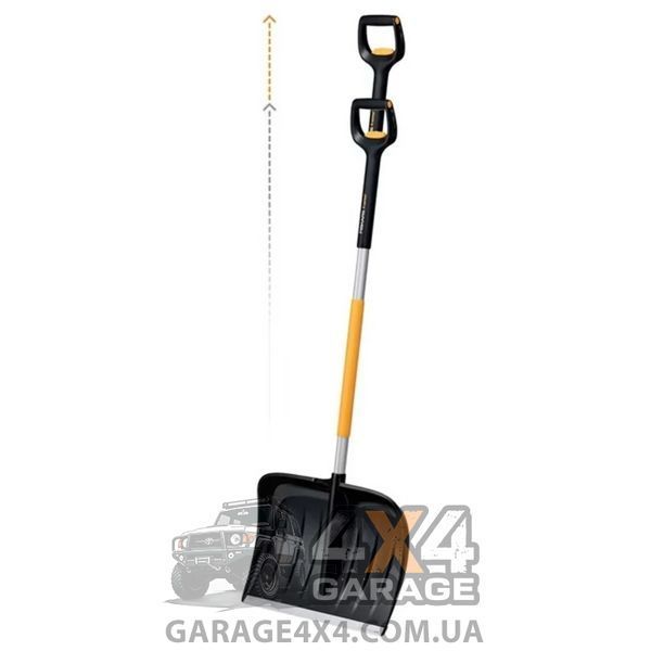 Лопата - скрепер для уборки снега с телескопической ручкой Fiskars X-series (1057189) 1057189 фото