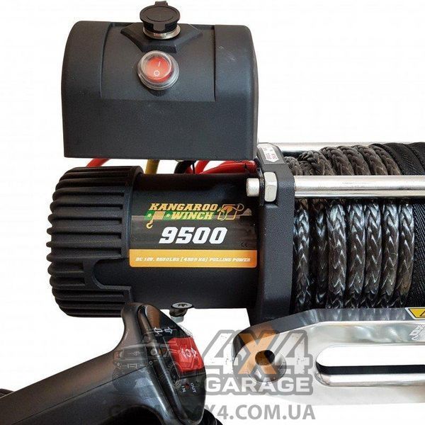 Автомобильная скоростная лебедка 12В Kangaroowinch 9500 Speed (4309 кг / Синтетический трос) K9500-SR-speed фото