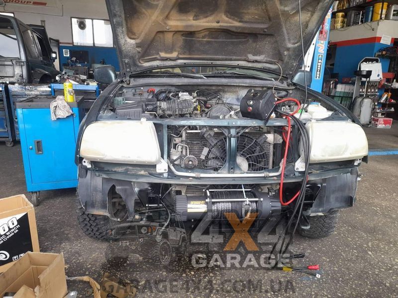 Автомобильная скоростная лебедка 12В Kangaroowinch 9500 Speed (4309 кг / Синтетический трос) K9500-SR-speed фото