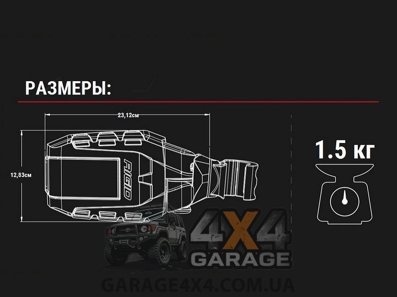RIGID Reflect &mdash; зеркала заднего вида с встроенными фарами и поворотниками (для ATV и UTV) 640111 фото