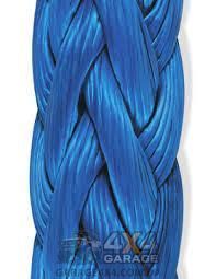 Синтетический (кевларовый) трос Samson AmSteel-Blue Samthane 6мм 1/4 фото