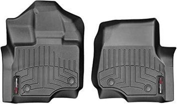 Передні брудозахисні гумові килимки WeatherTech до салону Ford F-150 15+ (Crew Cab, SuperCab) 446971 фото
