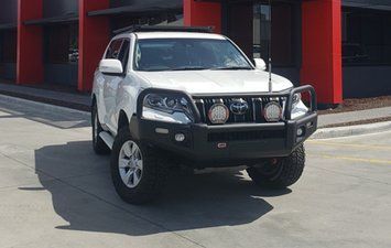 Передній захист Алюмінієвий для Toyota LC Prado 150 17+ ARB 7421030 фото