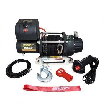 Автомобільна лебідка 12 В Kangaroowinch 8000 (3630 кг / Синтетичний трос) K8000SR фото
