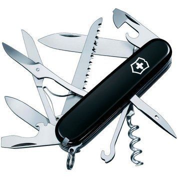 Нож складной, мультитул Victorinox Huntsman (91мм,15 функций), черный 1.3713.3 1870743693 фото