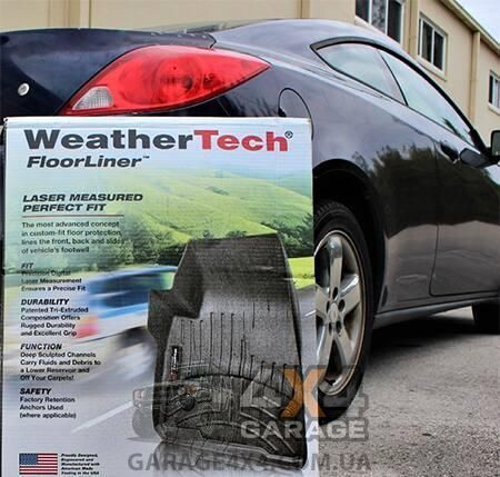 Передние грязезащитные резиновые коврики WeatherTech в салон Ford F-150 15+ (Crew Cab, SuperCab) 446971 фото