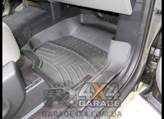 Передние грязезащитные резиновые коврики WeatherTech в салон Ford F-150 15+ (Crew Cab, SuperCab) 446971 фото