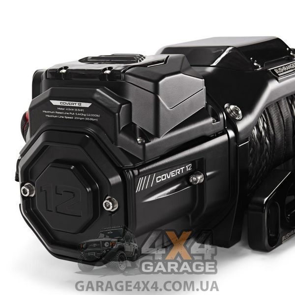 Лебедка электрическая BUSHRANGER COVERT 5443 кг 12V RWC120S фото